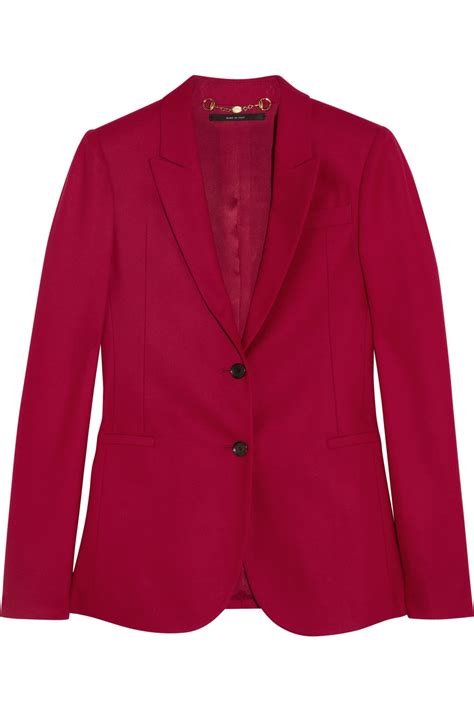 gucci jacket raspberry|Gucci blazers for women.